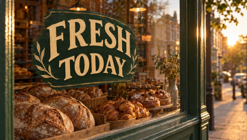 Z-Image sample: Natural light with clean, readable lettering.