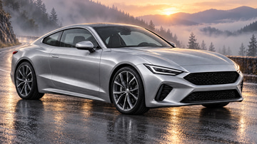 ChatGPT 2.5 Sunburst Edit sample: Same car, new mountain road background