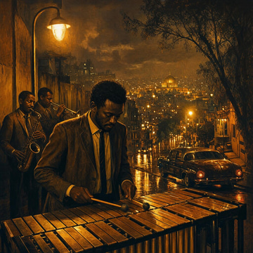 Lyria 3.5 sample: Smoky Ethio-jazz groove with vibraphone and horns, like amber streetlights over rain-slick Addis Ababa.