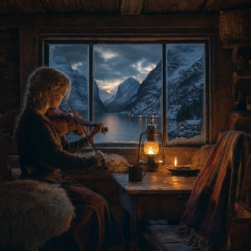 MiniMax Music 3.0 sample: Hushed Nordic folk with fiddle and harmonies, like lantern light in a snowbound fjord cabin.