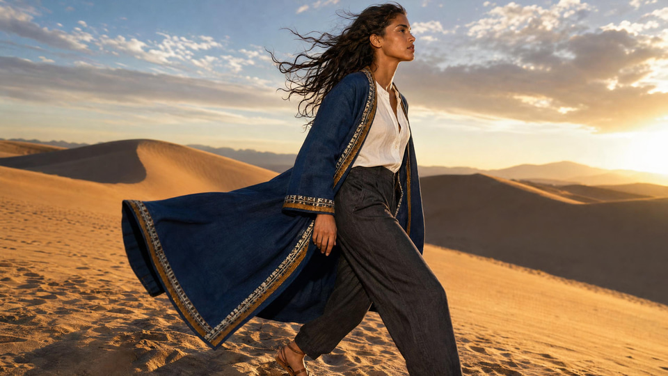 The same coat, in a new scene